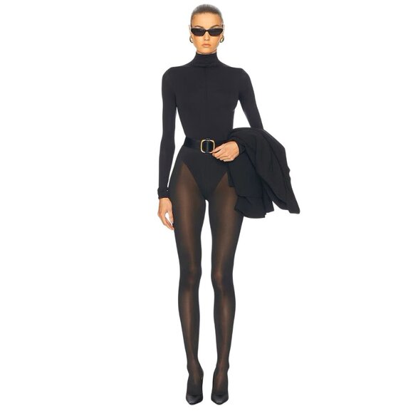 WARDROBE.NYC Sheer Tights in Black Small New Womens Nylons Leggings